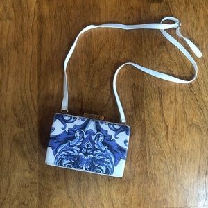 Cute mini Roberto Cavalli crossbody clutch